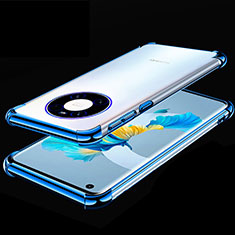 Coque Ultra Fine TPU Souple Housse Etui Transparente S01 pour Huawei Mate 40E 4G Bleu