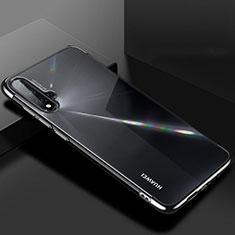 Coque Ultra Fine TPU Souple Housse Etui Transparente S01 pour Huawei Nova 5 Pro Noir