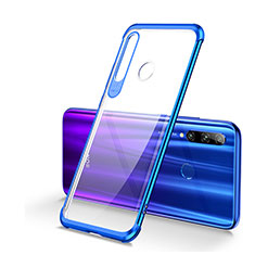Coque Ultra Fine TPU Souple Housse Etui Transparente S01 pour Huawei P Smart+ Plus (2019) Bleu