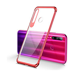 Coque Ultra Fine TPU Souple Housse Etui Transparente S01 pour Huawei P Smart+ Plus (2019) Rouge