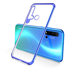 Coque Ultra Fine TPU Souple Housse Etui Transparente S01 pour Huawei P20 Lite (2019) Bleu