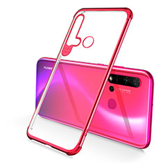 Coque Ultra Fine TPU Souple Housse Etui Transparente S01 pour Huawei P20 Lite (2019) Rouge