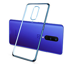 Coque Ultra Fine TPU Souple Housse Etui Transparente S01 pour OnePlus 8 Bleu
