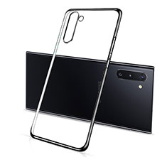 Coque Ultra Fine TPU Souple Housse Etui Transparente S01 pour Samsung Galaxy Note 10 5G Noir