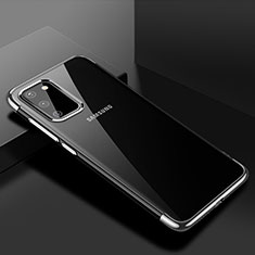 Coque Ultra Fine TPU Souple Housse Etui Transparente S01 pour Samsung Galaxy S20 Argent