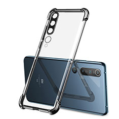 Coque Ultra Fine TPU Souple Housse Etui Transparente S01 pour Xiaomi Mi 10 Noir