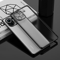 Coque Ultra Fine TPU Souple Housse Etui Transparente S01 pour Xiaomi Mi 11 Lite 4G Noir