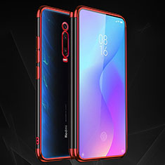 Coque Ultra Fine TPU Souple Housse Etui Transparente S01 pour Xiaomi Mi 9T Pro Rouge