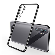 Coque Ultra Fine TPU Souple Housse Etui Transparente S01 pour Xiaomi Mi Note 10 Pro Noir