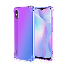 Coque Ultra Fine TPU Souple Housse Etui Transparente S01 pour Xiaomi Redmi 9A Violet