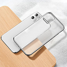 Coque Ultra Fine TPU Souple Housse Etui Transparente S02 pour Apple iPhone 11 Argent