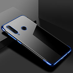Coque Ultra Fine TPU Souple Housse Etui Transparente S02 pour Huawei Honor 20i Bleu