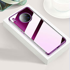 Coque Ultra Fine TPU Souple Housse Etui Transparente S02 pour Huawei Mate 30 5G Violet