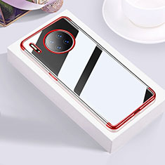 Coque Ultra Fine TPU Souple Housse Etui Transparente S02 pour Huawei Mate 30 Pro Rouge