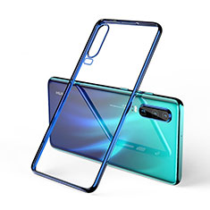 Coque Ultra Fine TPU Souple Housse Etui Transparente S02 pour Huawei P30 Bleu