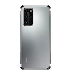 Coque Ultra Fine TPU Souple Housse Etui Transparente S02 pour Huawei P40 Argent