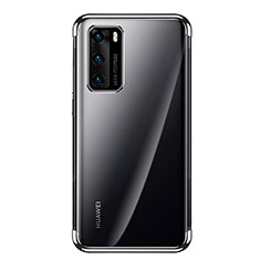 Coque Ultra Fine TPU Souple Housse Etui Transparente S02 pour Huawei P40 Noir