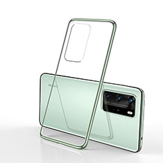 Coque Ultra Fine TPU Souple Housse Etui Transparente S02 pour Huawei P40 Pro Vert