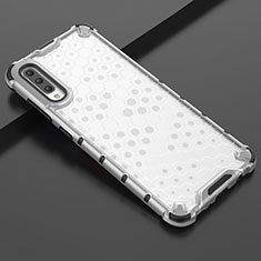 Coque Ultra Fine TPU Souple Housse Etui Transparente S02 pour Samsung Galaxy A70 Blanc