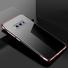 Coque Ultra Fine TPU Souple Housse Etui Transparente S02 pour Samsung Galaxy S10e Or Rose
