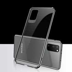 Coque Ultra Fine TPU Souple Housse Etui Transparente S02 pour Samsung Galaxy S20 5G Noir