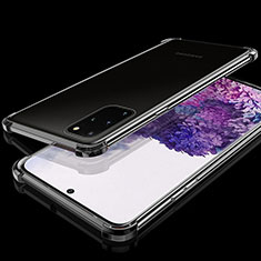 Coque Ultra Fine TPU Souple Housse Etui Transparente S02 pour Samsung Galaxy S20 Plus Noir