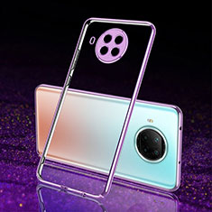 Coque Ultra Fine TPU Souple Housse Etui Transparente S02 pour Xiaomi Mi 10i 5G Violet