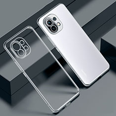 Coque Ultra Fine TPU Souple Housse Etui Transparente S02 pour Xiaomi Mi 11 5G Argent