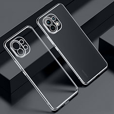 Coque Ultra Fine TPU Souple Housse Etui Transparente S02 pour Xiaomi Mi 11 Lite 4G Noir