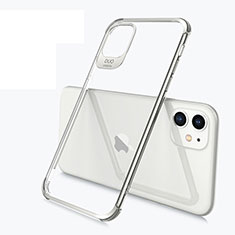 Coque Ultra Fine TPU Souple Housse Etui Transparente S03 pour Apple iPhone 11 Argent