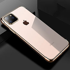 Coque Ultra Fine TPU Souple Housse Etui Transparente S03 pour Apple iPhone 11 Pro Max Or