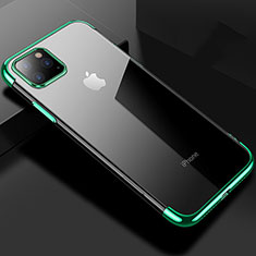 Coque Ultra Fine TPU Souple Housse Etui Transparente S03 pour Apple iPhone 11 Pro Vert