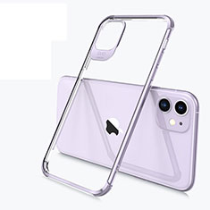 Coque Ultra Fine TPU Souple Housse Etui Transparente S03 pour Apple iPhone 11 Violet