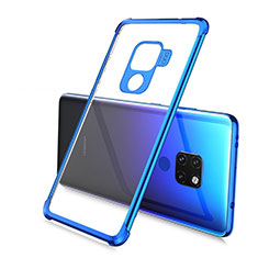 Coque Ultra Fine TPU Souple Housse Etui Transparente S03 pour Huawei Mate 20 Bleu