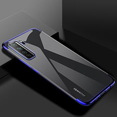 Coque Ultra Fine TPU Souple Housse Etui Transparente S03 pour Huawei P40 Lite 5G Bleu