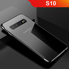 Coque Ultra Fine TPU Souple Housse Etui Transparente S03 pour Samsung Galaxy S10 5G Noir