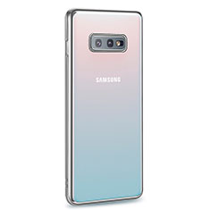 Coque Ultra Fine TPU Souple Housse Etui Transparente S03 pour Samsung Galaxy S10e Argent