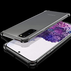 Coque Ultra Fine TPU Souple Housse Etui Transparente S03 pour Samsung Galaxy S20 5G Noir