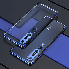 Coque Ultra Fine TPU Souple Housse Etui Transparente S03 pour Xiaomi Mi 10 Pro Bleu