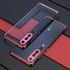 Coque Ultra Fine TPU Souple Housse Etui Transparente S03 pour Xiaomi Mi 10 Pro Rouge