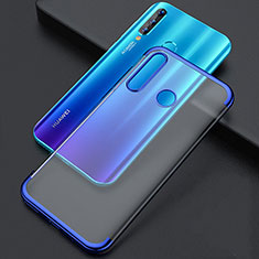Coque Ultra Fine TPU Souple Housse Etui Transparente S04 pour Huawei Honor 20 Lite Bleu
