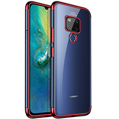 Coque Ultra Fine TPU Souple Housse Etui Transparente S04 pour Huawei Mate 20 Rouge