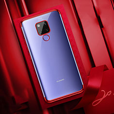 Coque Ultra Fine TPU Souple Housse Etui Transparente S04 pour Huawei Mate 20 X 5G Rouge