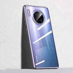Coque Ultra Fine TPU Souple Housse Etui Transparente S04 pour Huawei Mate 30 Violet