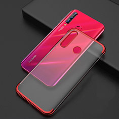 Coque Ultra Fine TPU Souple Housse Etui Transparente S04 pour Huawei P Smart+ Plus (2019) Rouge