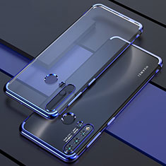 Coque Ultra Fine TPU Souple Housse Etui Transparente S04 pour Huawei P20 Lite (2019) Bleu
