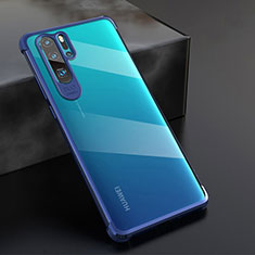 Coque Ultra Fine TPU Souple Housse Etui Transparente S04 pour Huawei P30 Pro New Edition Bleu