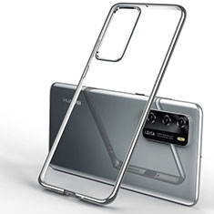 Coque Ultra Fine TPU Souple Housse Etui Transparente S04 pour Huawei P40 Argent