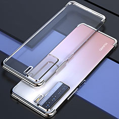 Coque Ultra Fine TPU Souple Housse Etui Transparente S04 pour Huawei P40 Lite 5G Argent