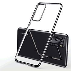 Coque Ultra Fine TPU Souple Housse Etui Transparente S04 pour Huawei P40 Noir